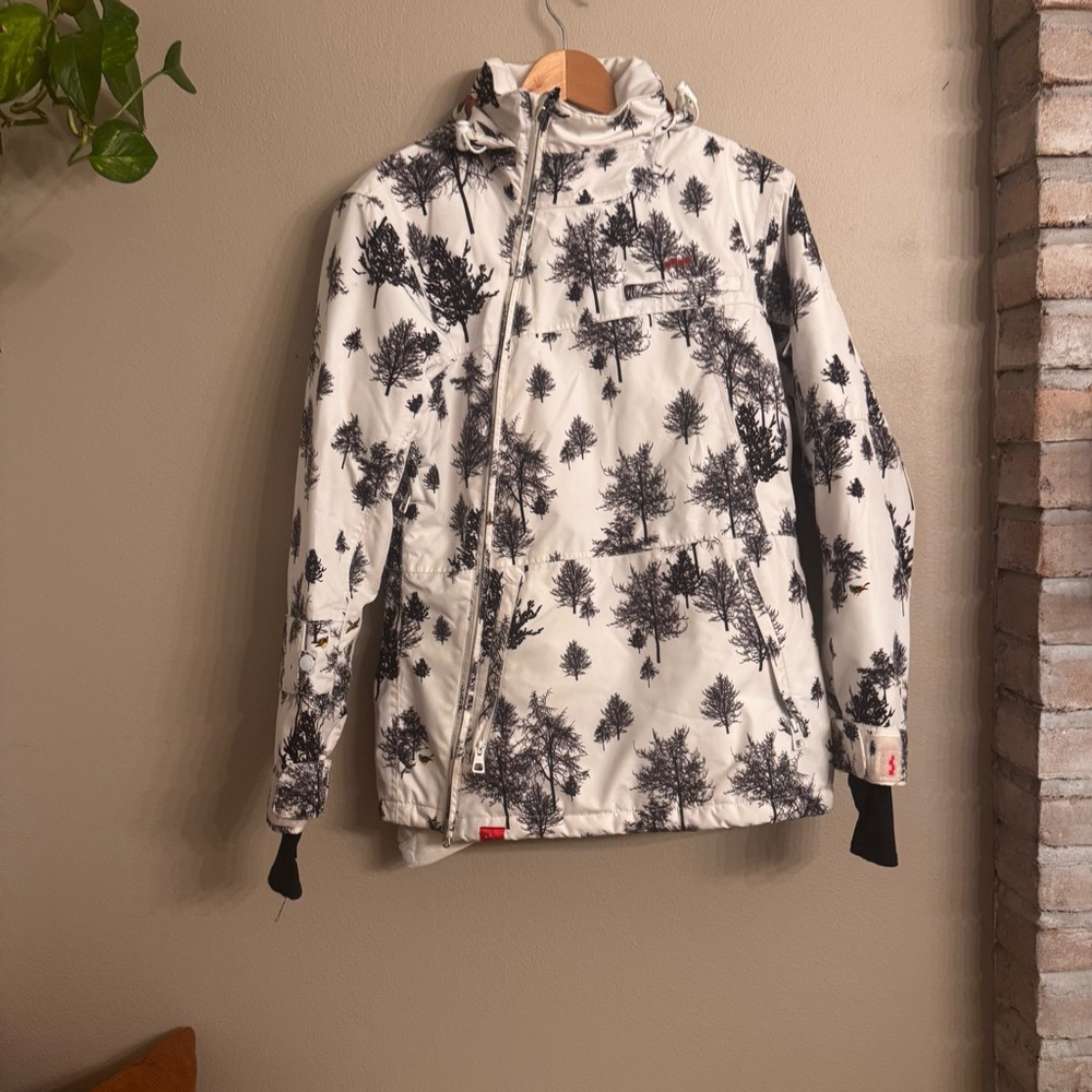 FOURSQUARE Tree Print Ski Jacket